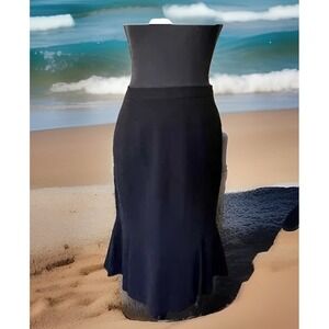 VTG 80 Doncaster Collection Sz12 100%Wool Peplum Flared Skirt USA GrannyMeet Cor